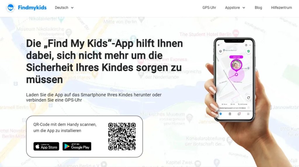 Findmykids die Familien-Tracking-App