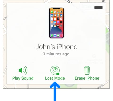 Sperren eines verlorenen iPhone