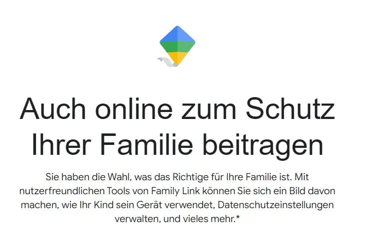 google family link Hauptstandort