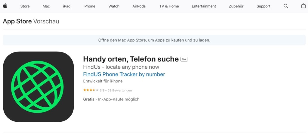 Handy orten Telefon suche App screenshot