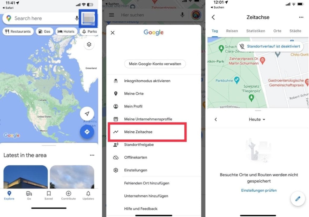 So finden Sie den Standort eines verlorenen iPhone auf Google Maps