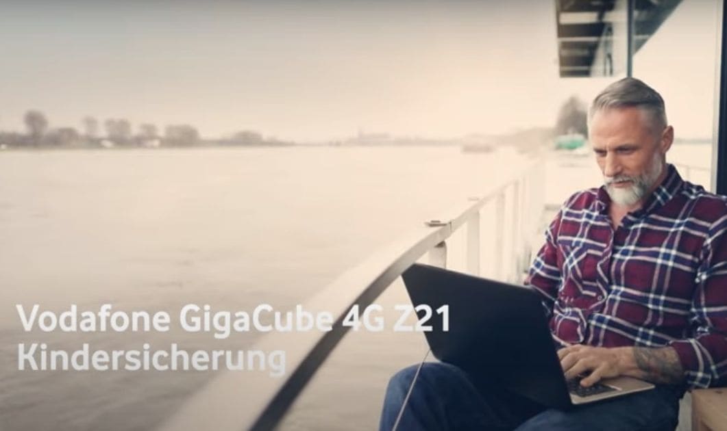 Screenshot des Erklärungsvideos zur Kindersicherung des Vodafone GigaCube 4G Z21