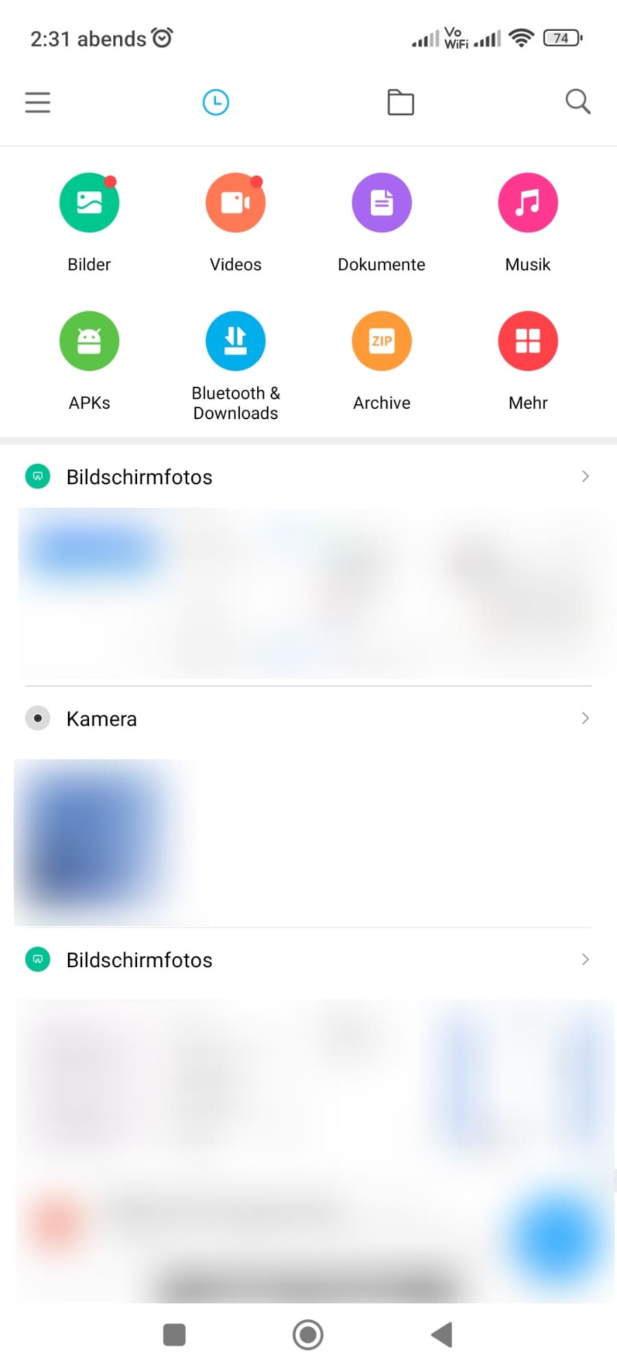 Bild Wie öffne ich Kategorien in meinen Dateien auf Android