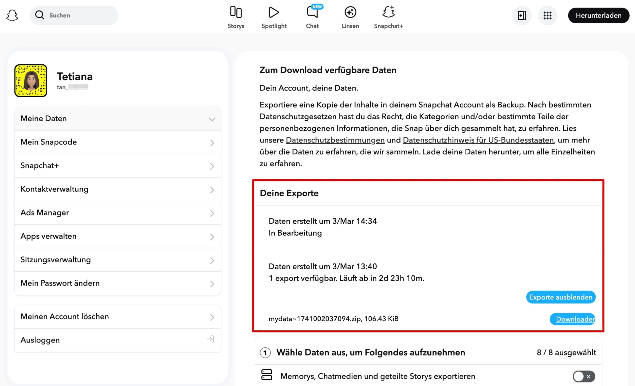 Folgen Sie dem Link und laden Sie die Datei herunter.