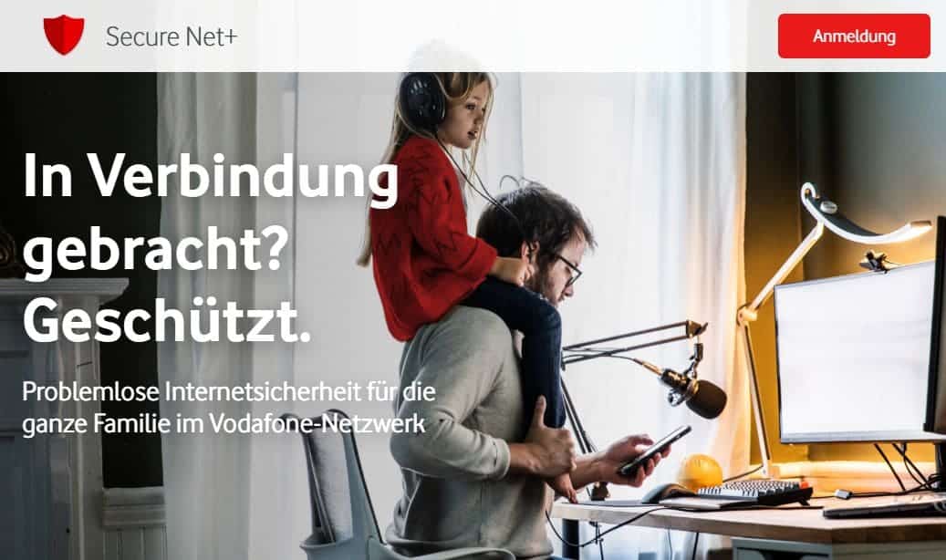 Startseite Vodafone Secure Net 