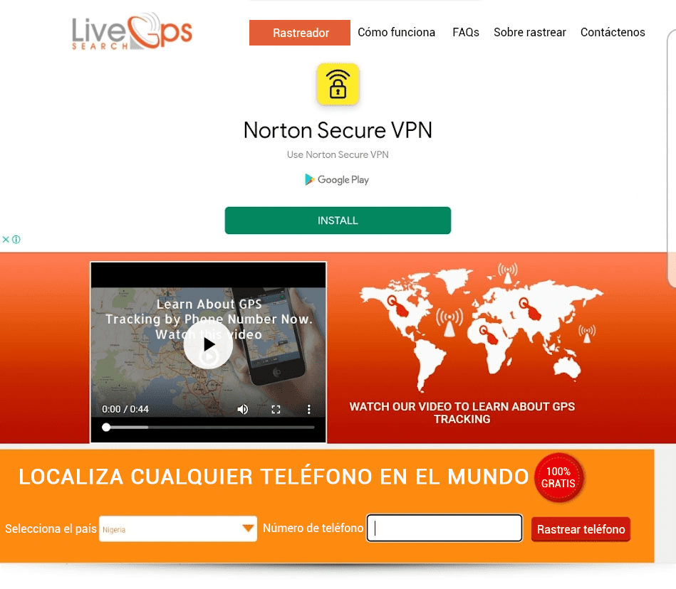 LiveGPSsearch Español