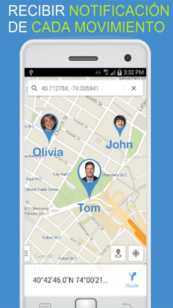 capturas de pantalla de la aplicación móvil Phone Tracker By Number, Family Locator 