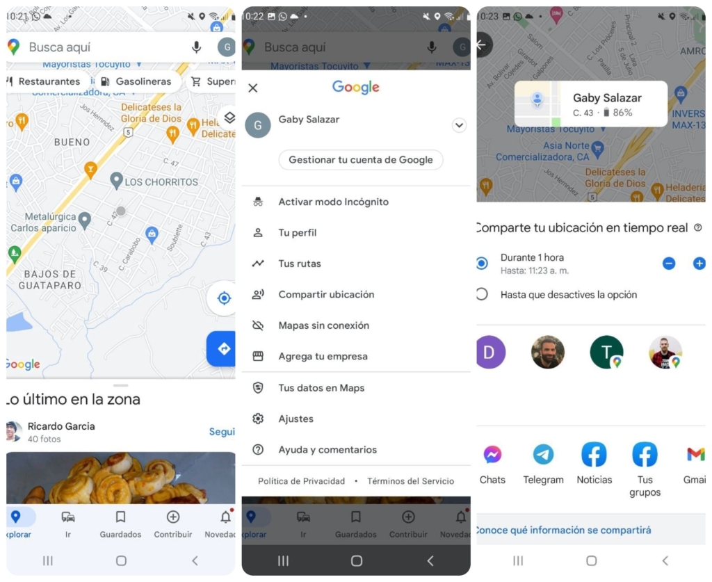 Seguimiento de los teléfonos Android en Google Maps Timeline