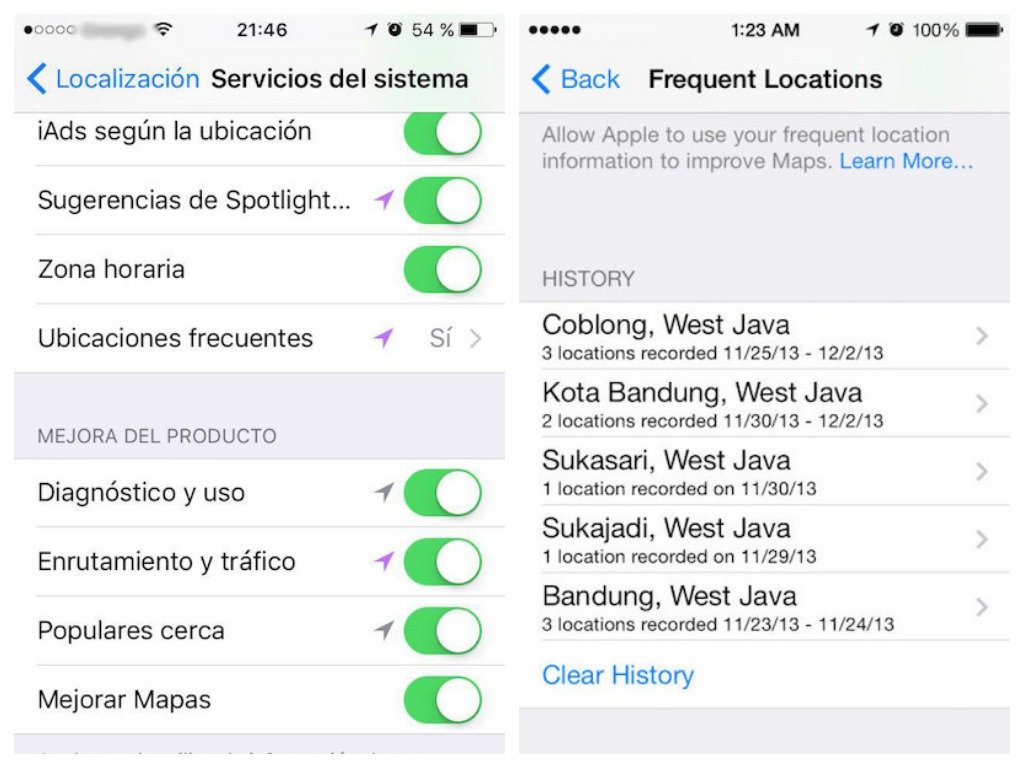 Cómo comprobar el historial de ubicaciones del iPhone