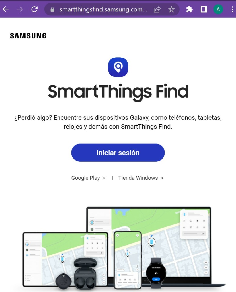 Encuentre sus dispositivos Galaxy, como teléfonos, tabletas, relojes y demás con SmartThings Find