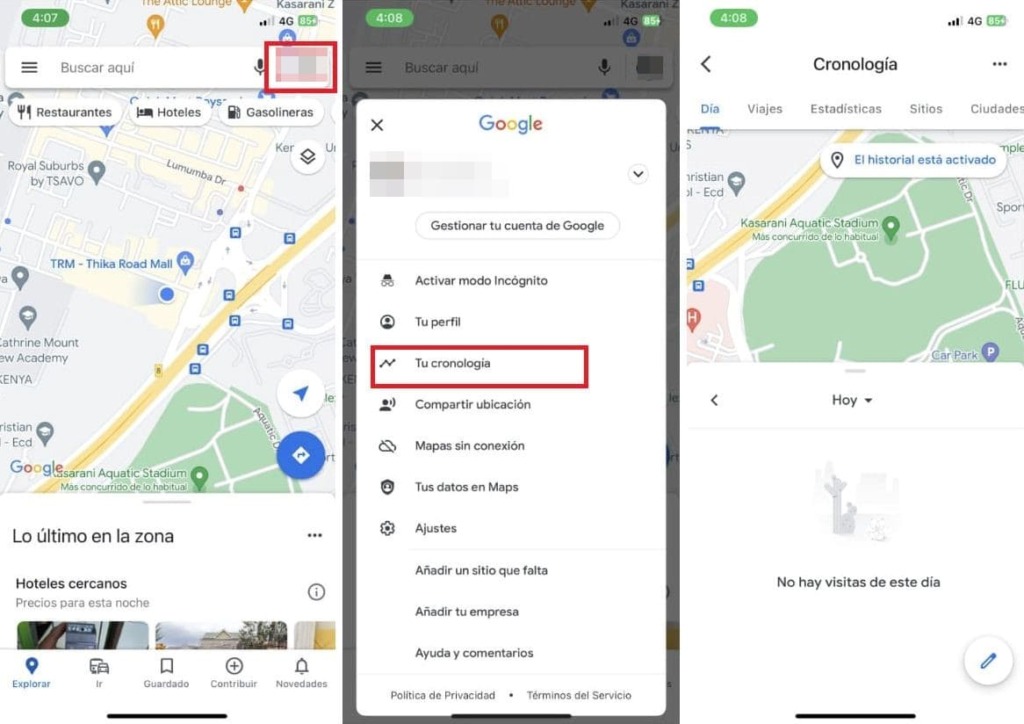 Cómo buscar la ubicación de un iPhone en Google Maps