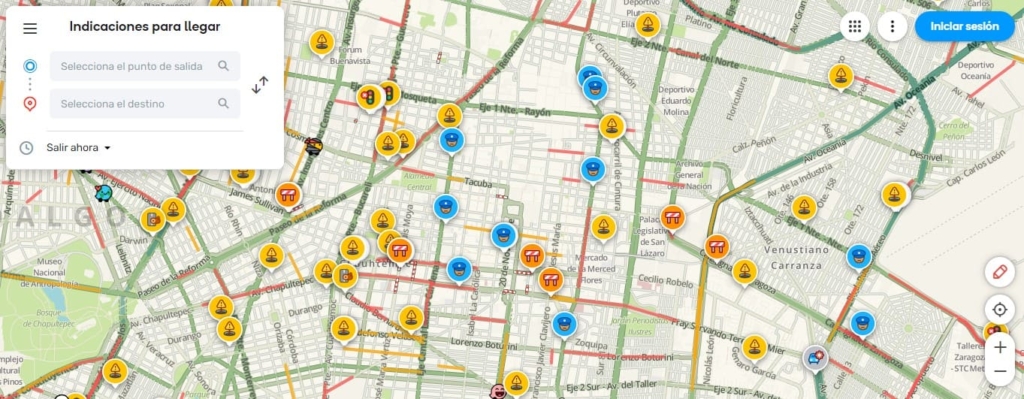 Aplicación de navegación de Waze