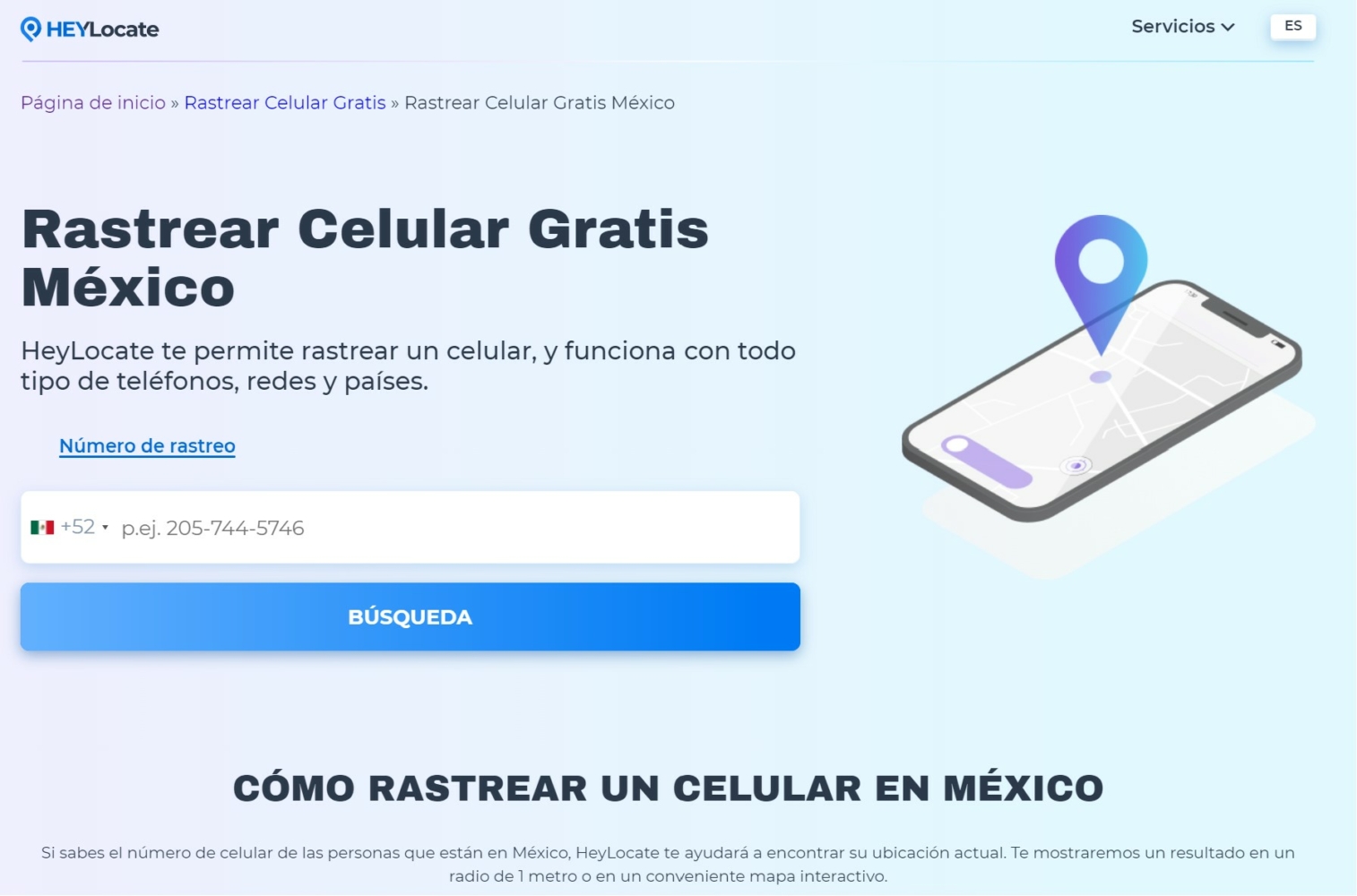 Heylocate forma para rastrear celular gratis en Mexico