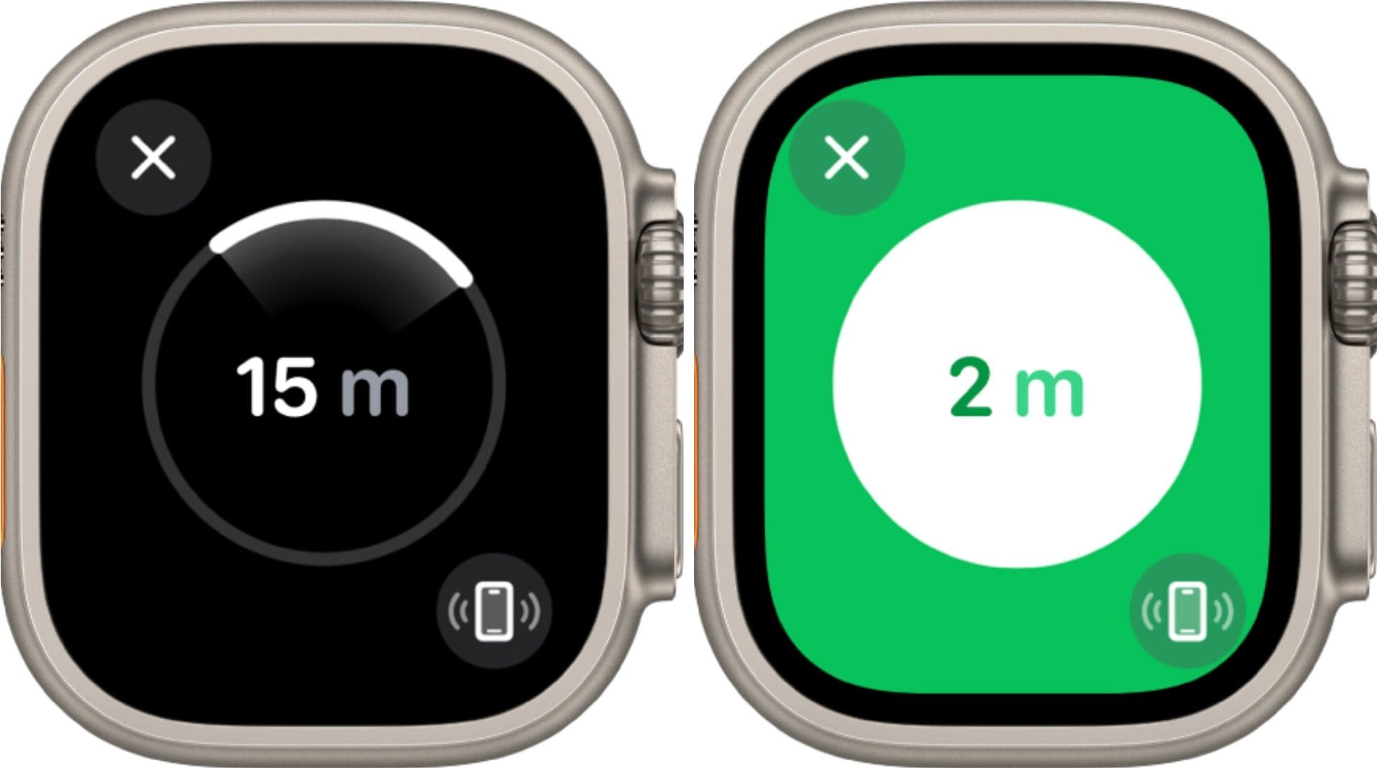 Modo rastreo preciso en el Apple Watch Ultra 2