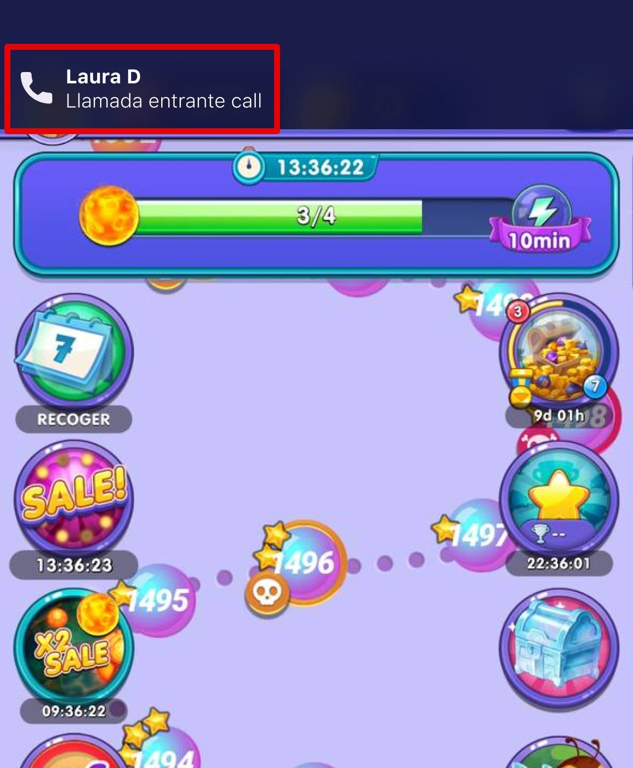 cómo funciona el proceso de llamada cuando está activado el modo de acceso guiado en el iphone