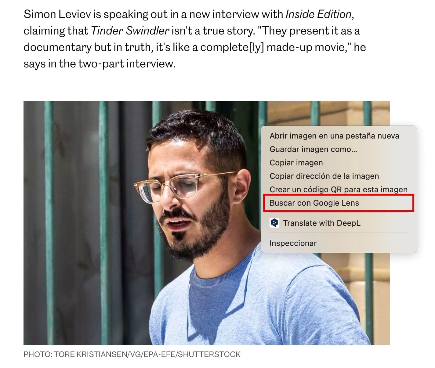 Haz clic en la imagen y busca con Google Lens.