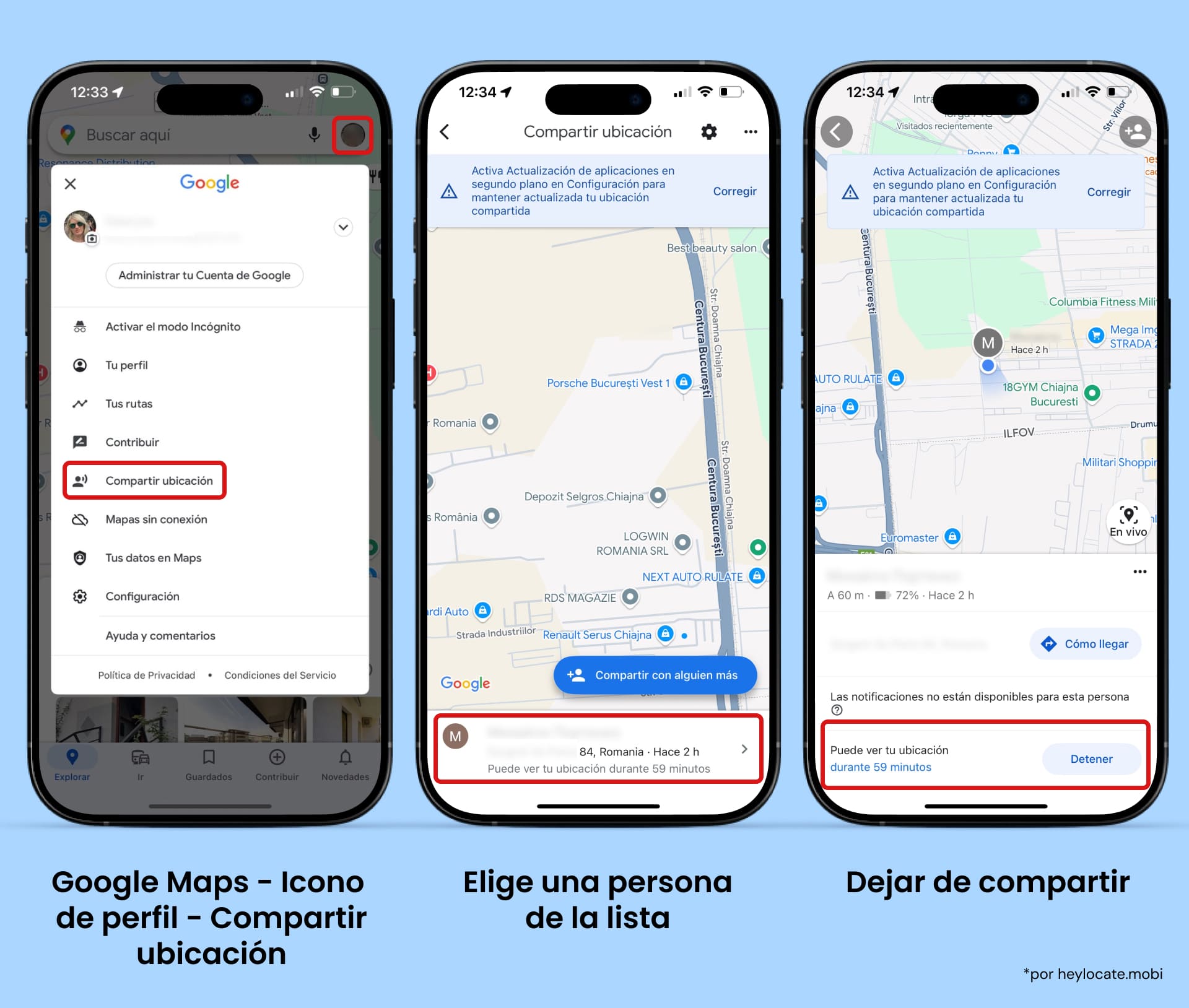 Cómo compartir la ubicación en Google Maps para iOS y Android