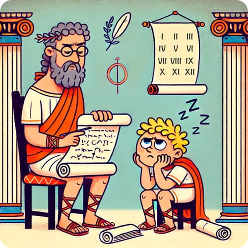 Un papá le enseña a su hijo sobre la educación.