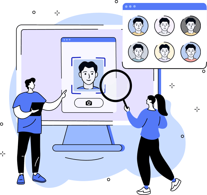 Busca a una persona usando una foto.