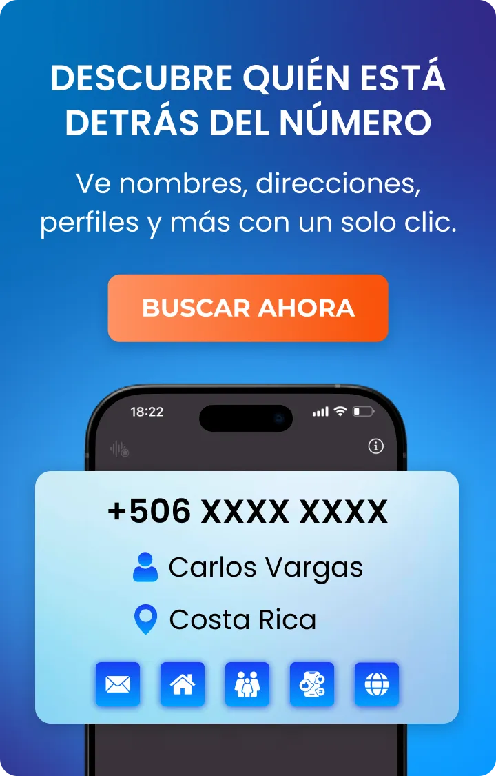 Phone Numbers In Costa Rica Rastreador de números de teléfono y búsqueda inversa gratis en Costa Rica