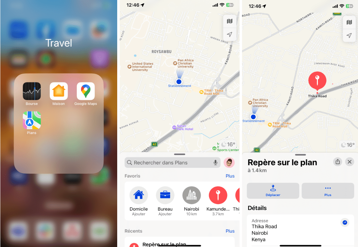 Comment déposer une épingle sur Apple Maps
