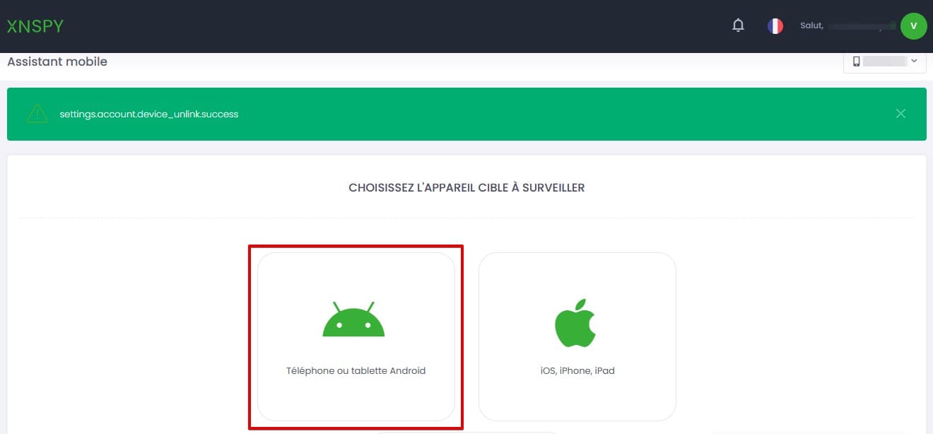 comment installer XNSPY sur Android