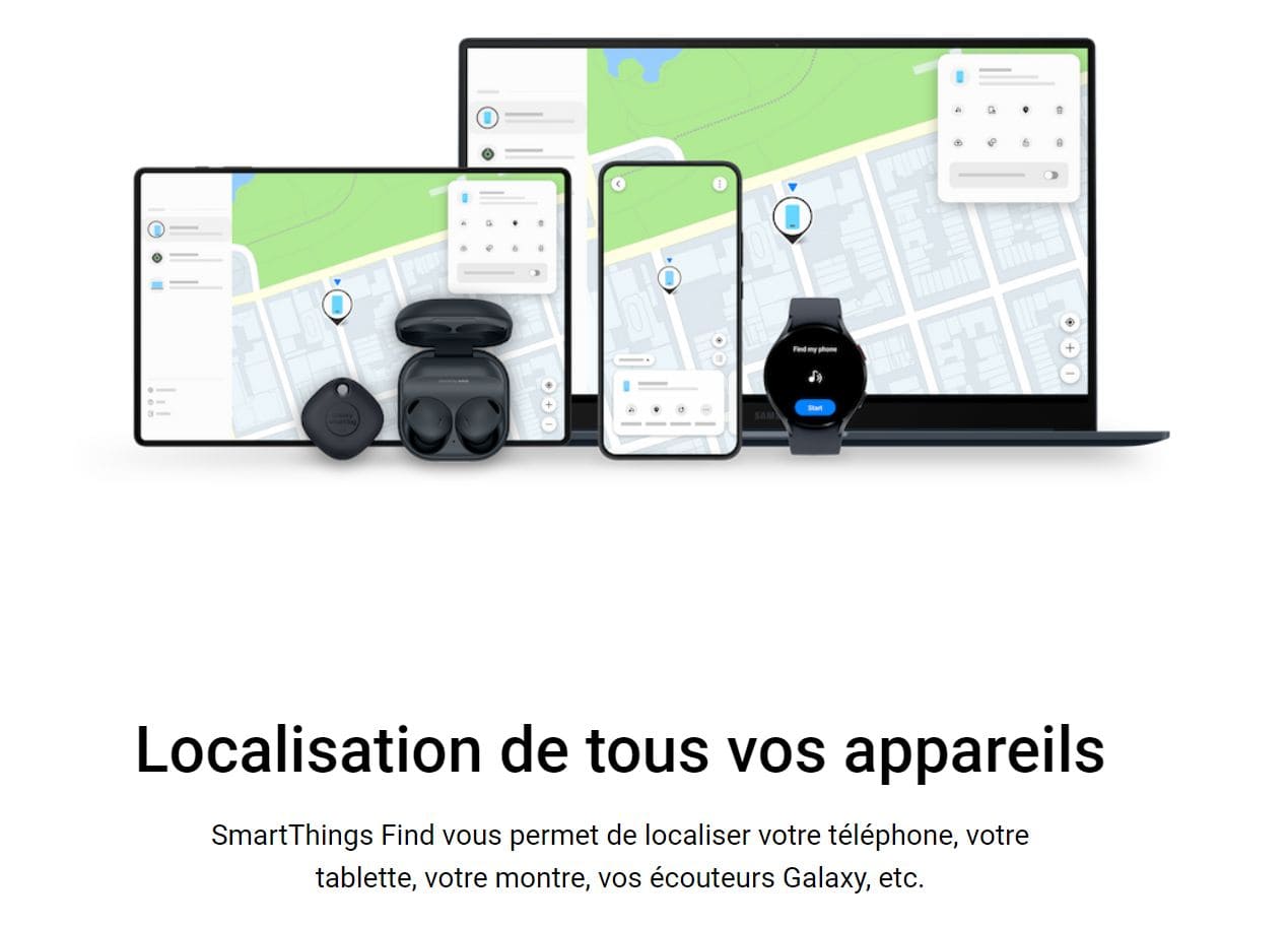 comment fonctionne SmartThings Find -  localisation de tous vos appareils