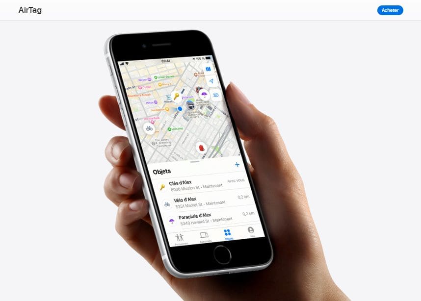 Suivi GPS de personnes atteintes de démence avec Apple Airtag