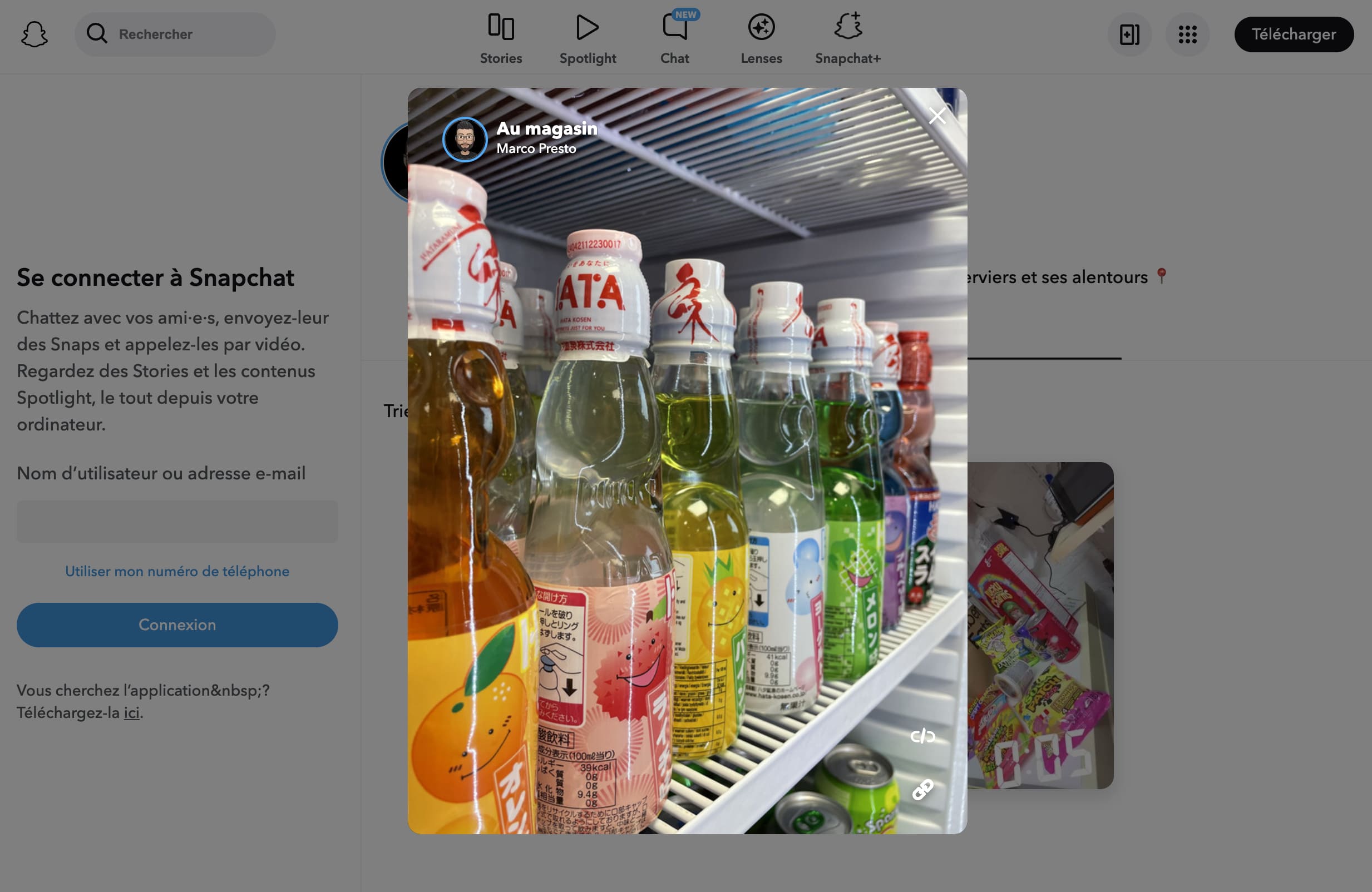 Allez sur la personne souhaitée et cliquez sur la story pour la visualiser.
