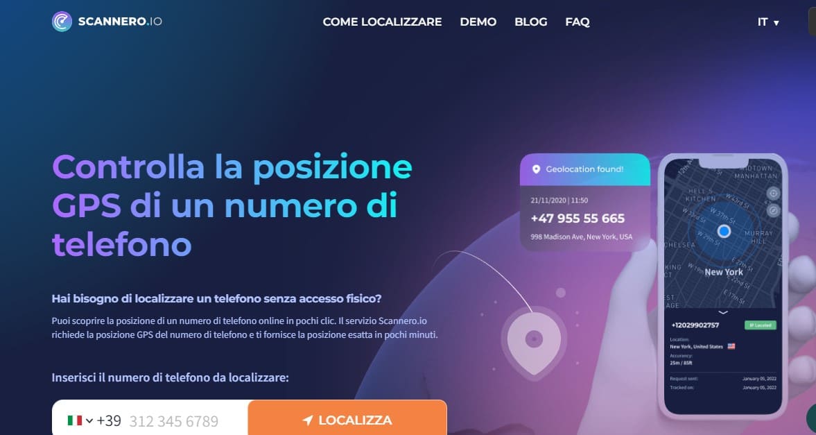 Cosa si vede nel cruscotto di Scannero