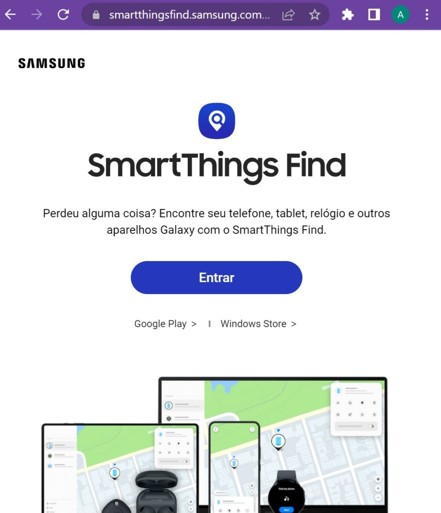 Encontre seu telefone, tablet, relógio e outros aparelhos Galaxy com o SmartThings Find