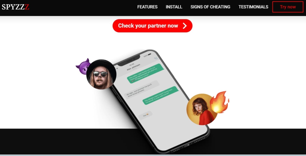 Check your partner now with Spyzzz