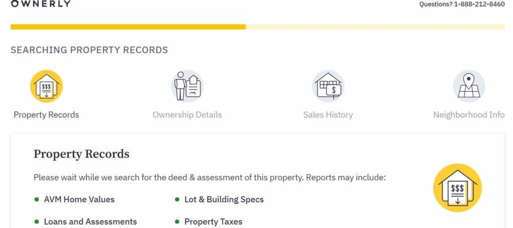 Ownerly Searching property records