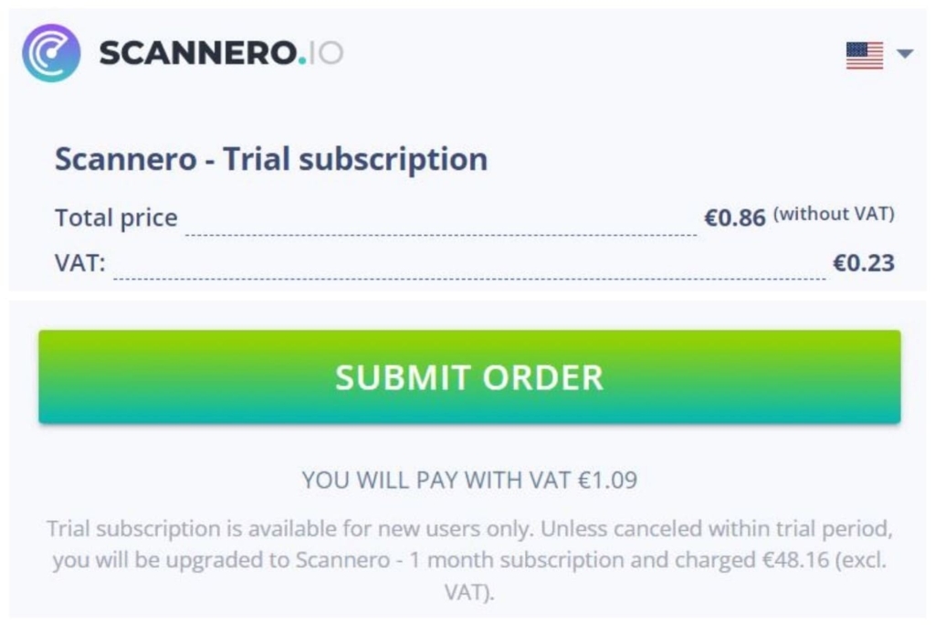 How much does a trial period and subscription cost