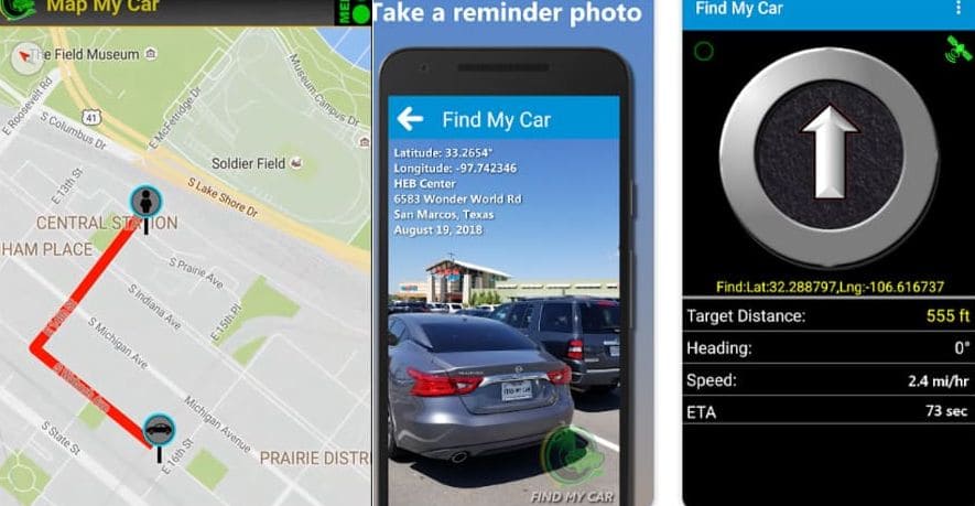 sults of using Find My Car app