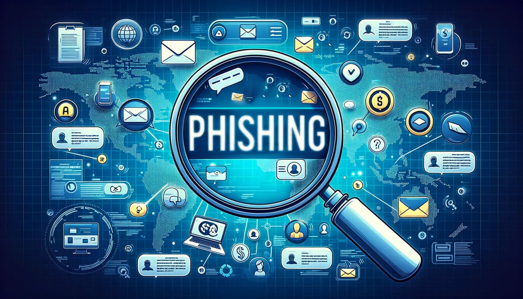 picture phishing with various elements of possible deception