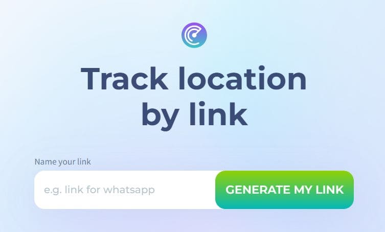 Scannero shows its search bar for link location tracking