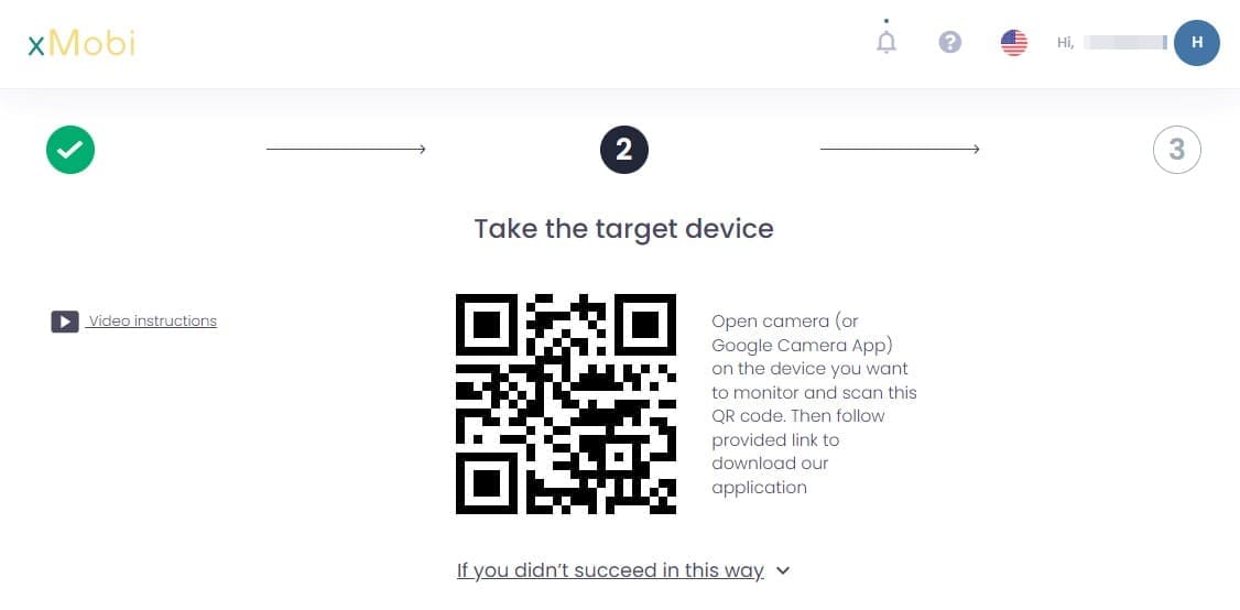 QR code to install xMobi on Android
