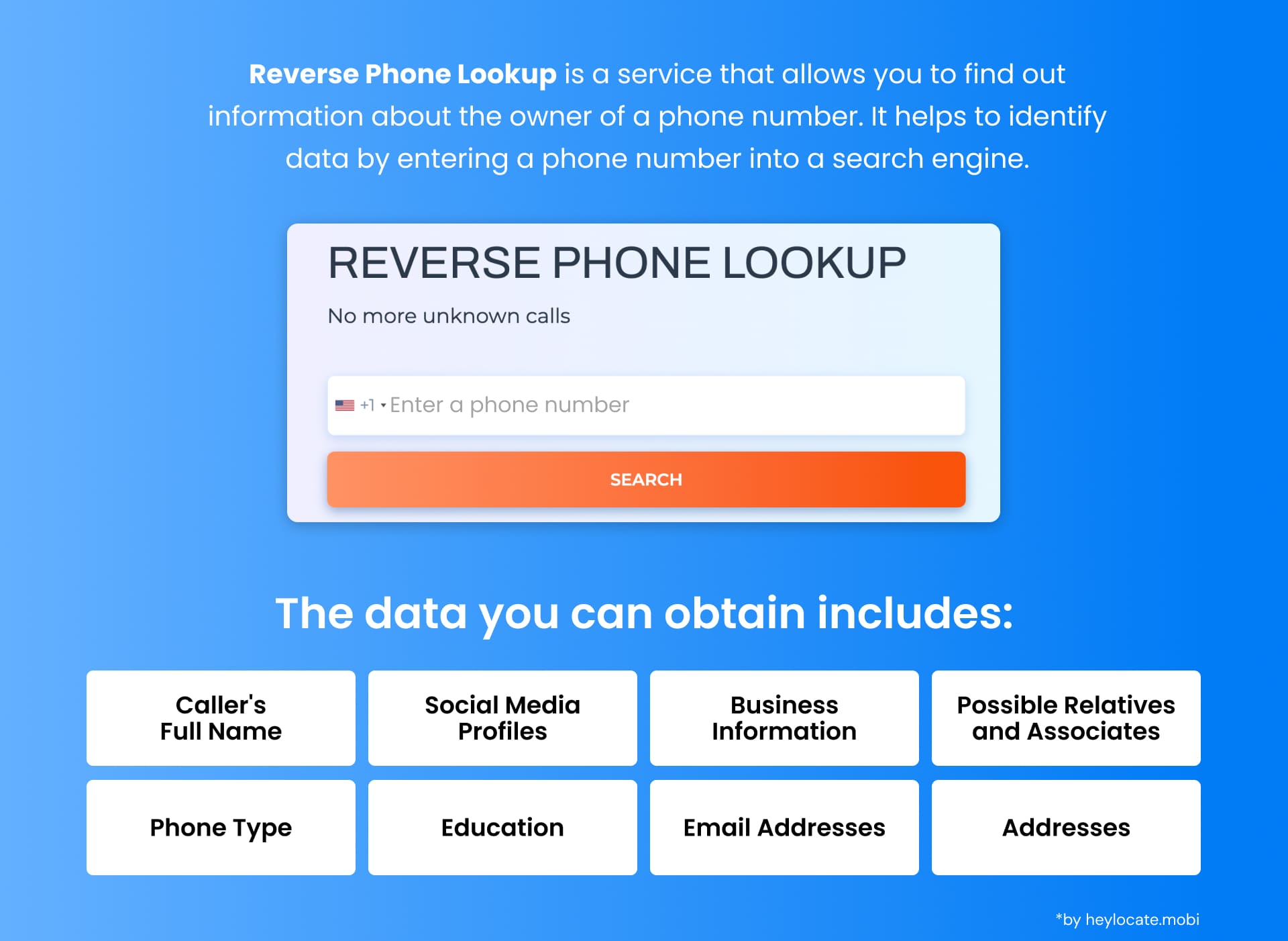 This infographic illustrates the reverse phone lookup service, which decodes the mystery of unknown calls by providing detailed information about the phone number's owner when input into a search engine.