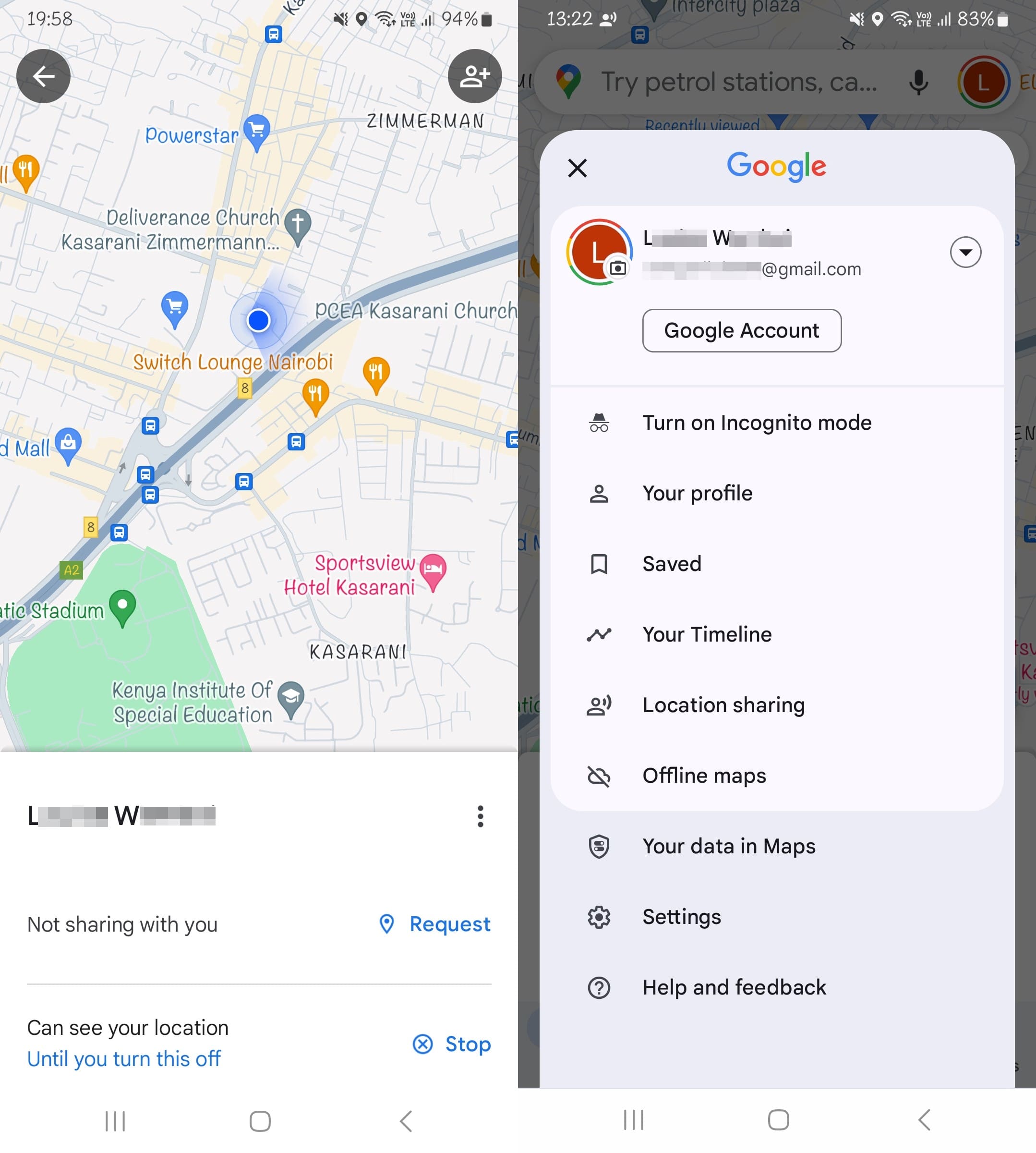 How to access “Your Timeline” on Google Maps