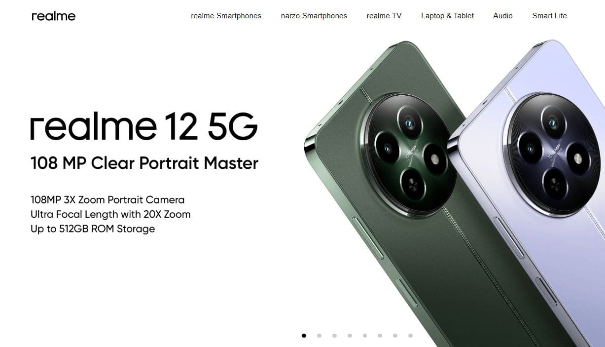 An image from Realme's official website