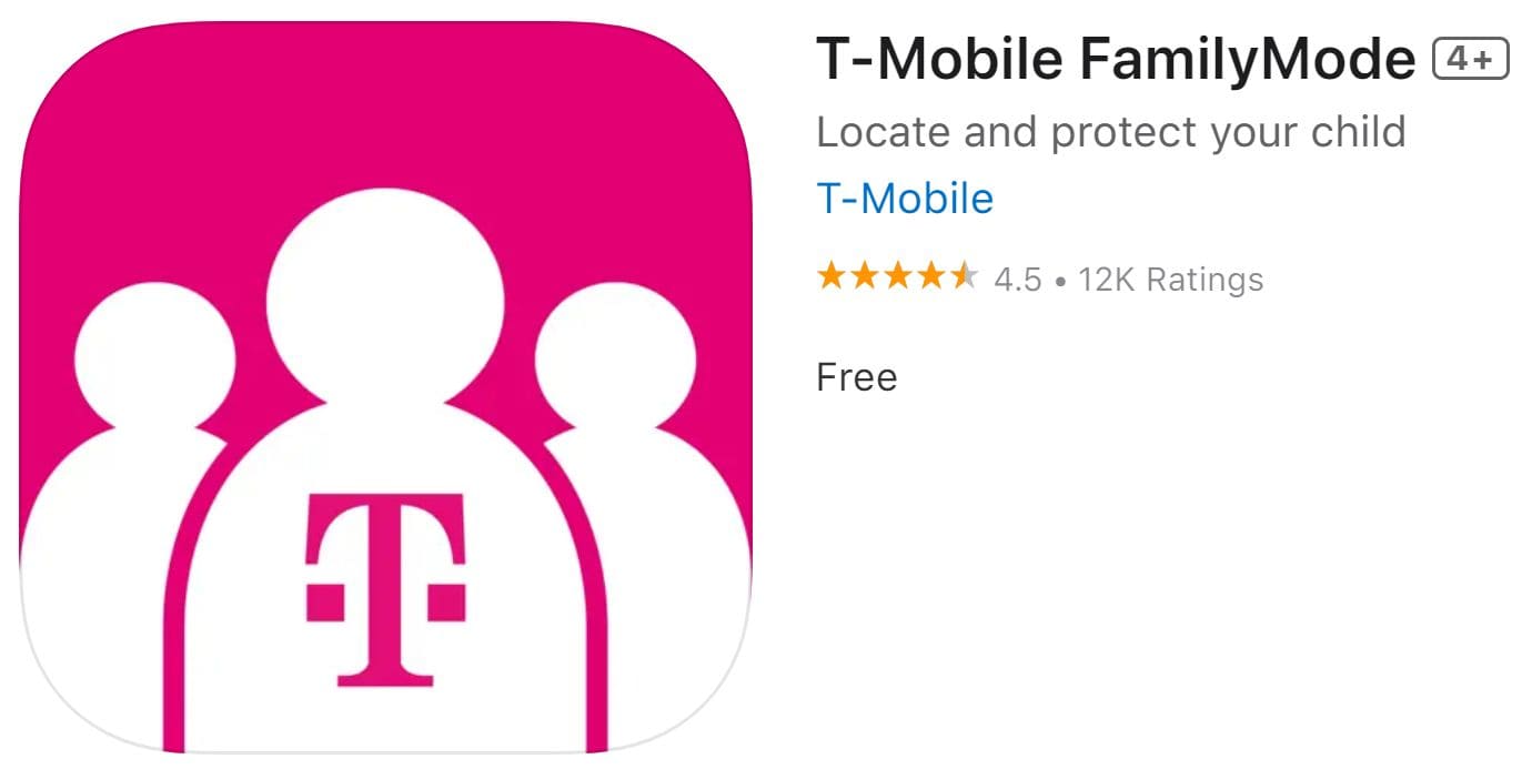 An image of T-Mobile FamilyMode on the App Store