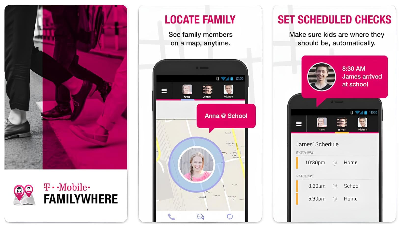 An image of the T-Mobile FamilyWhere app on Google Play Store