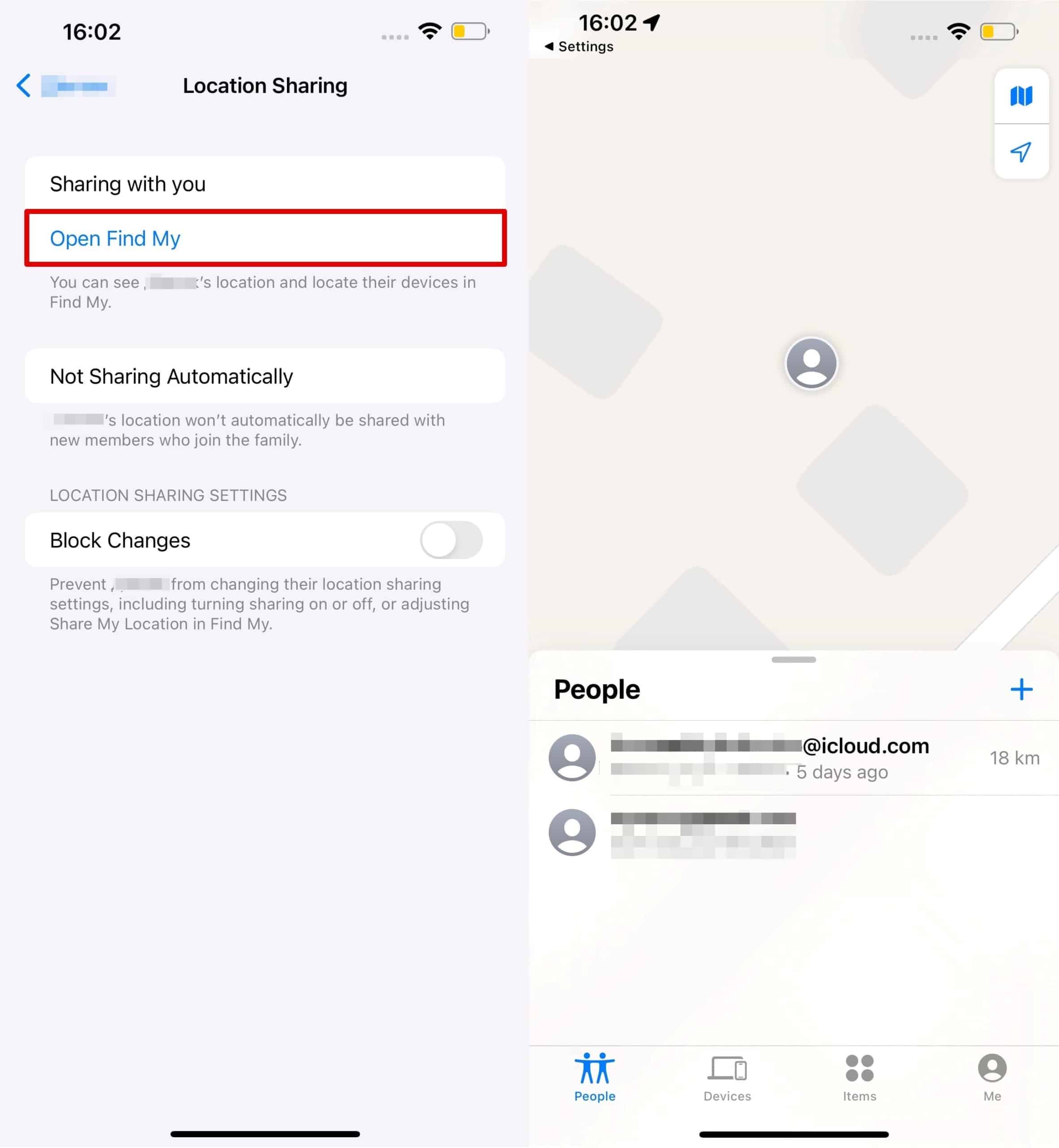 Image How to track the location of a Family Sharing member's iPhone