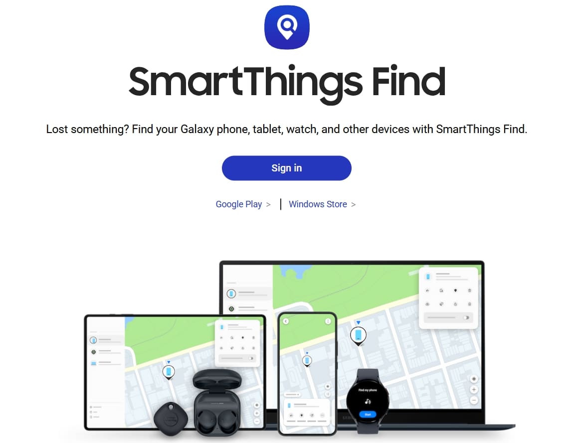 Logging to SmartThings Find and image the devices it can find.