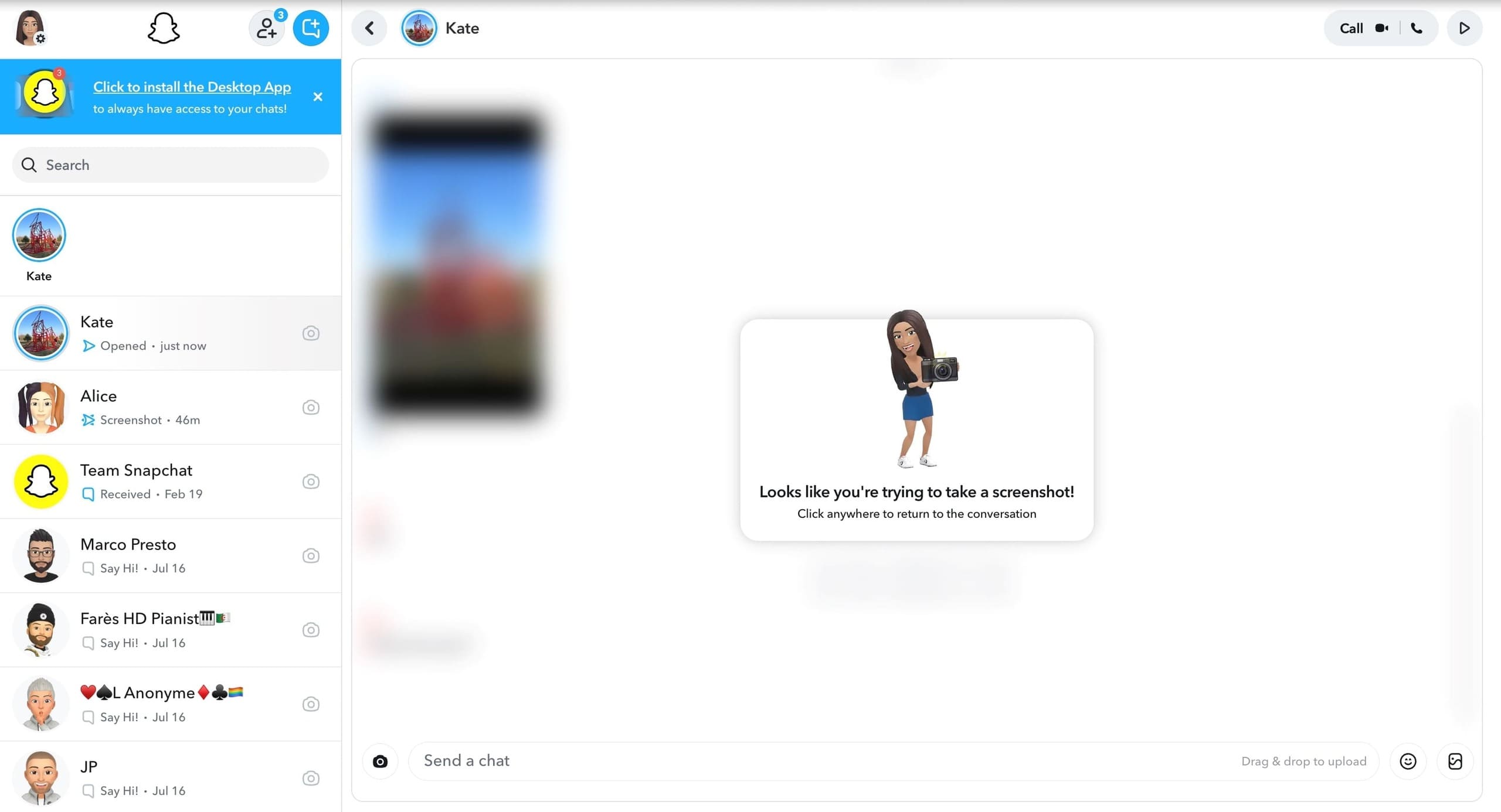 When you take a screenshot with a standard program on a Mac, information about it is displayed.