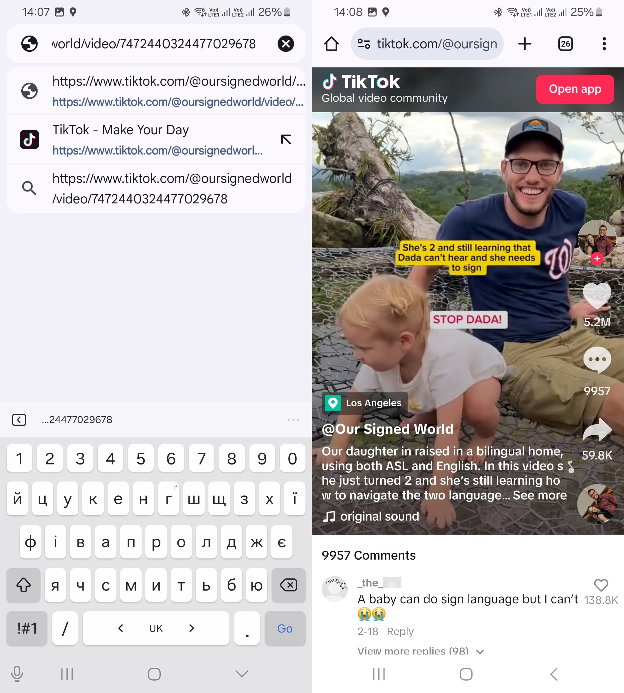 Remove everything after “?” in TikTok link, to watch videos without installing the app.