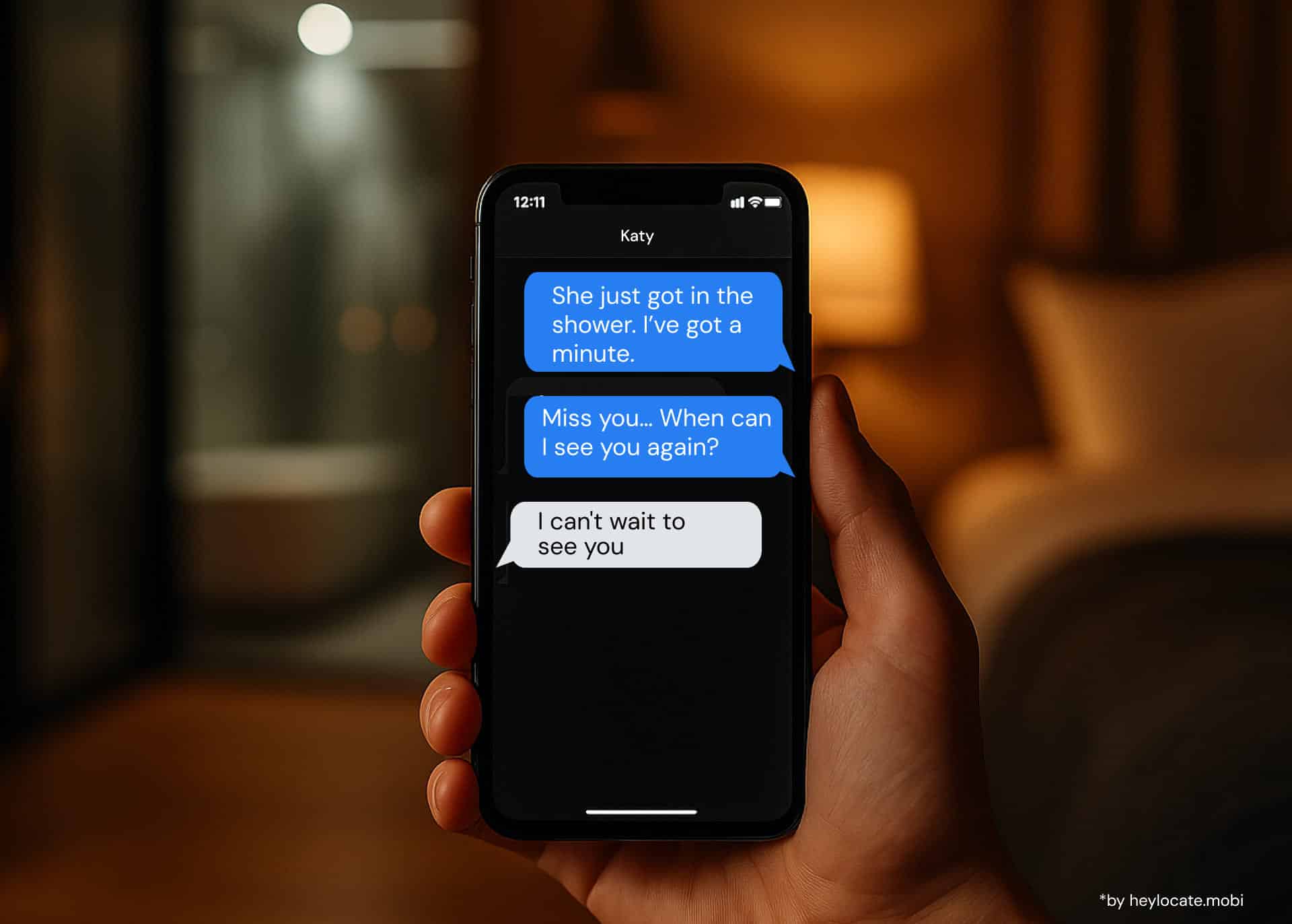 The man secretly writes to his lover that he misses and wants to meet her.