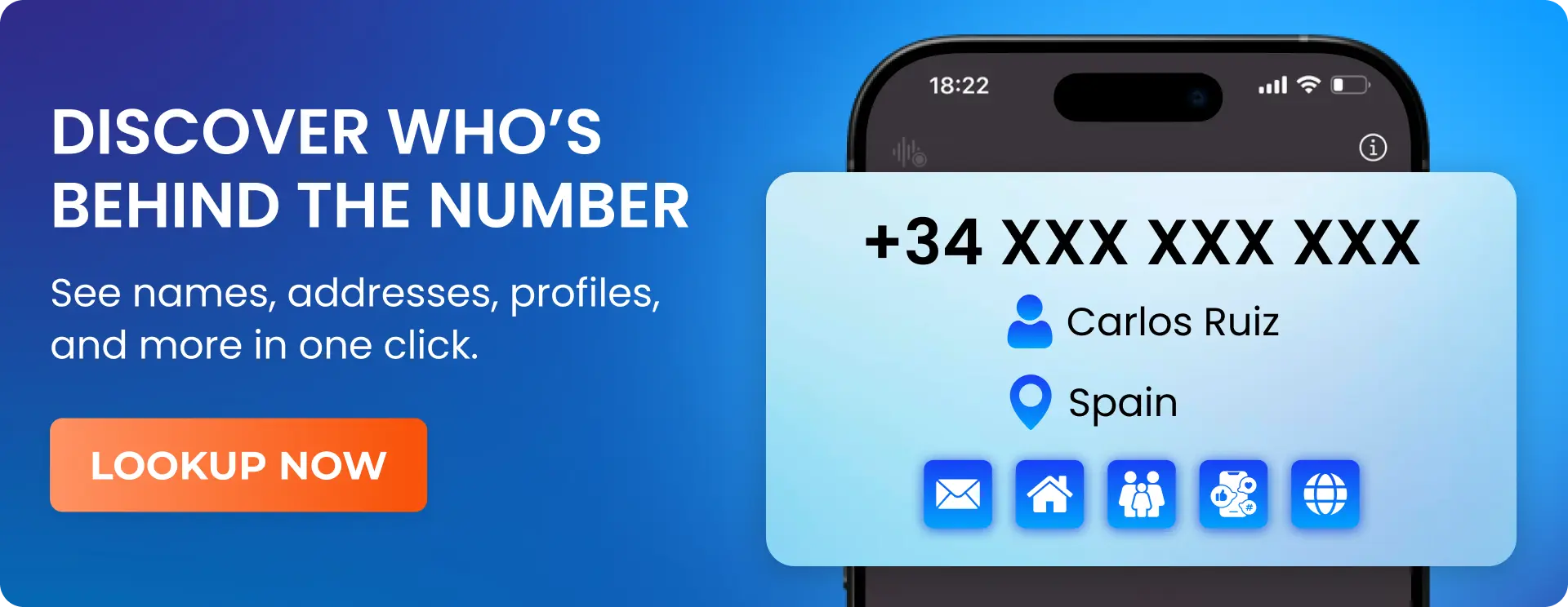 Spain Phone Number Lookup and Tracker for Number Details