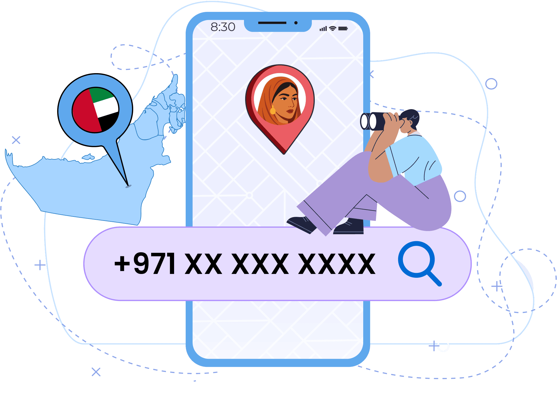 UAE Phone Number Tracker and Number Details Checker